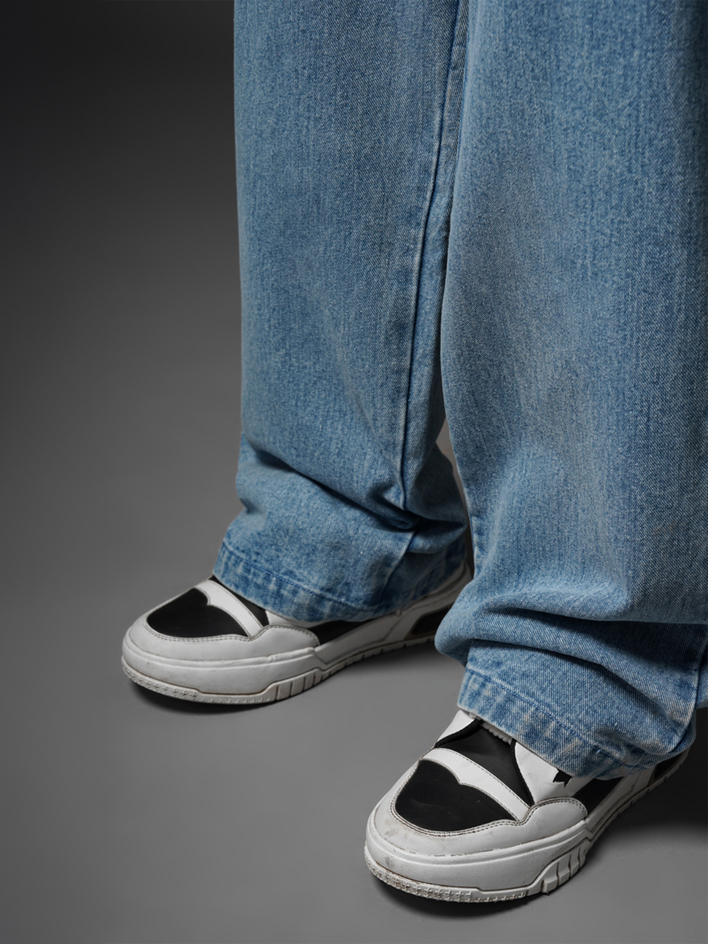 Basic Blue Straight Fit Jeans