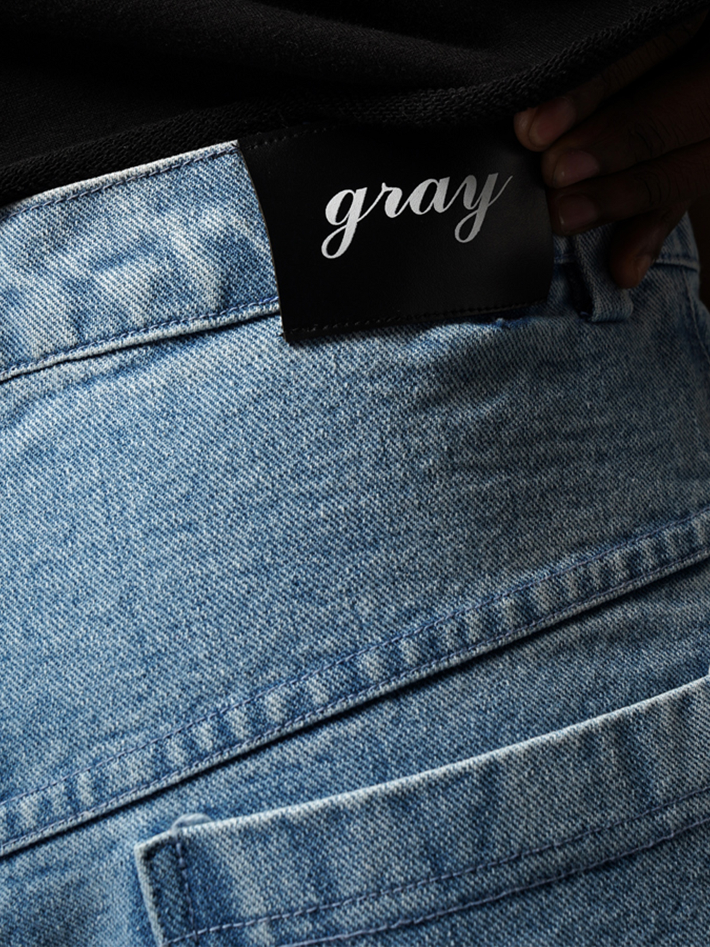 Basic Blue Straight Fit Jeans