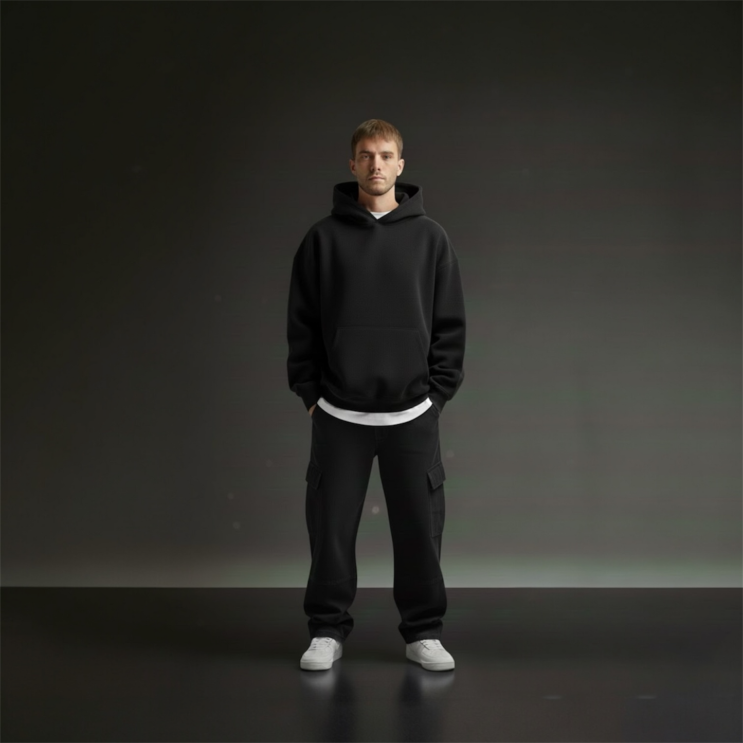 Blank hoodie in Black