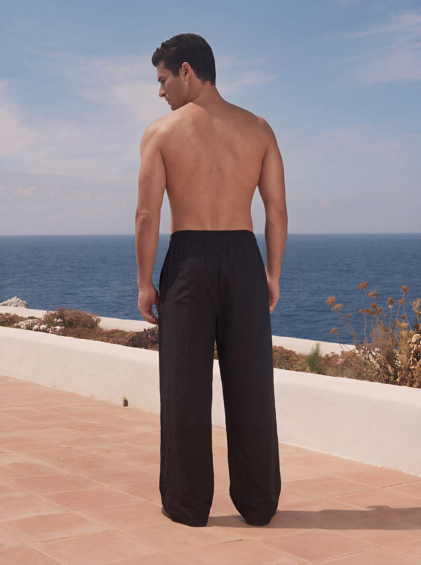 Black Linen Pants