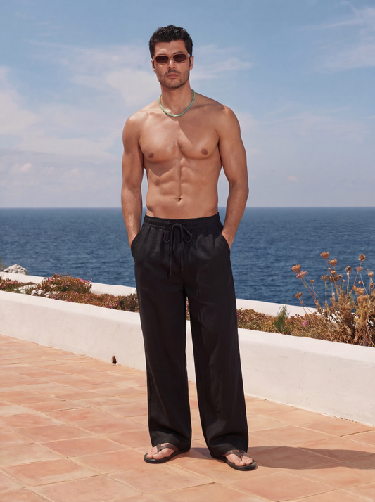 Black Linen Pants