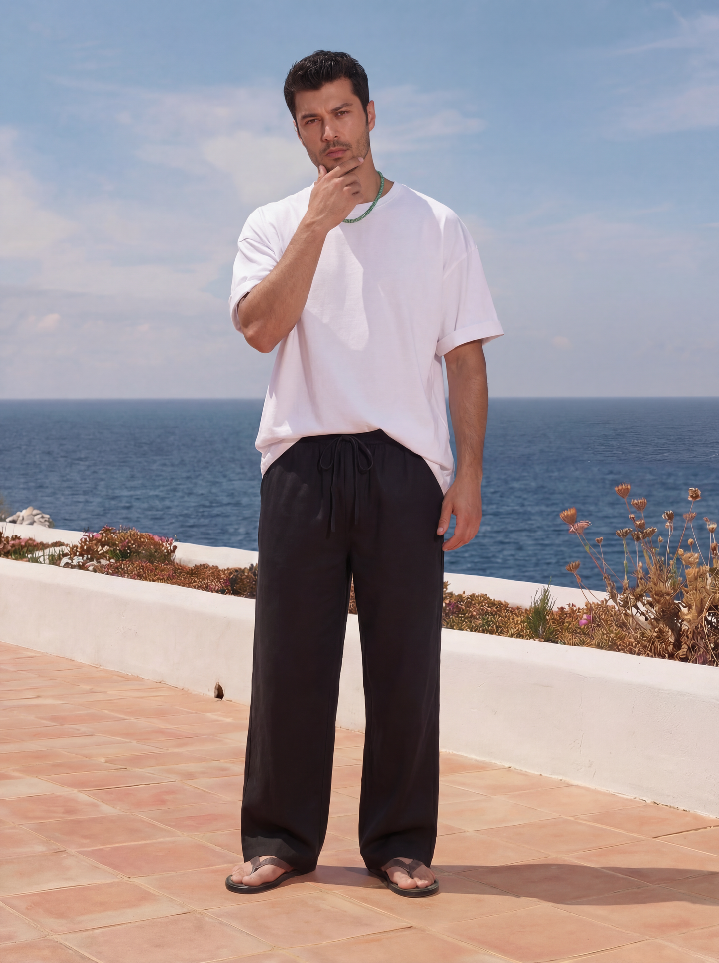 Black Linen Pants