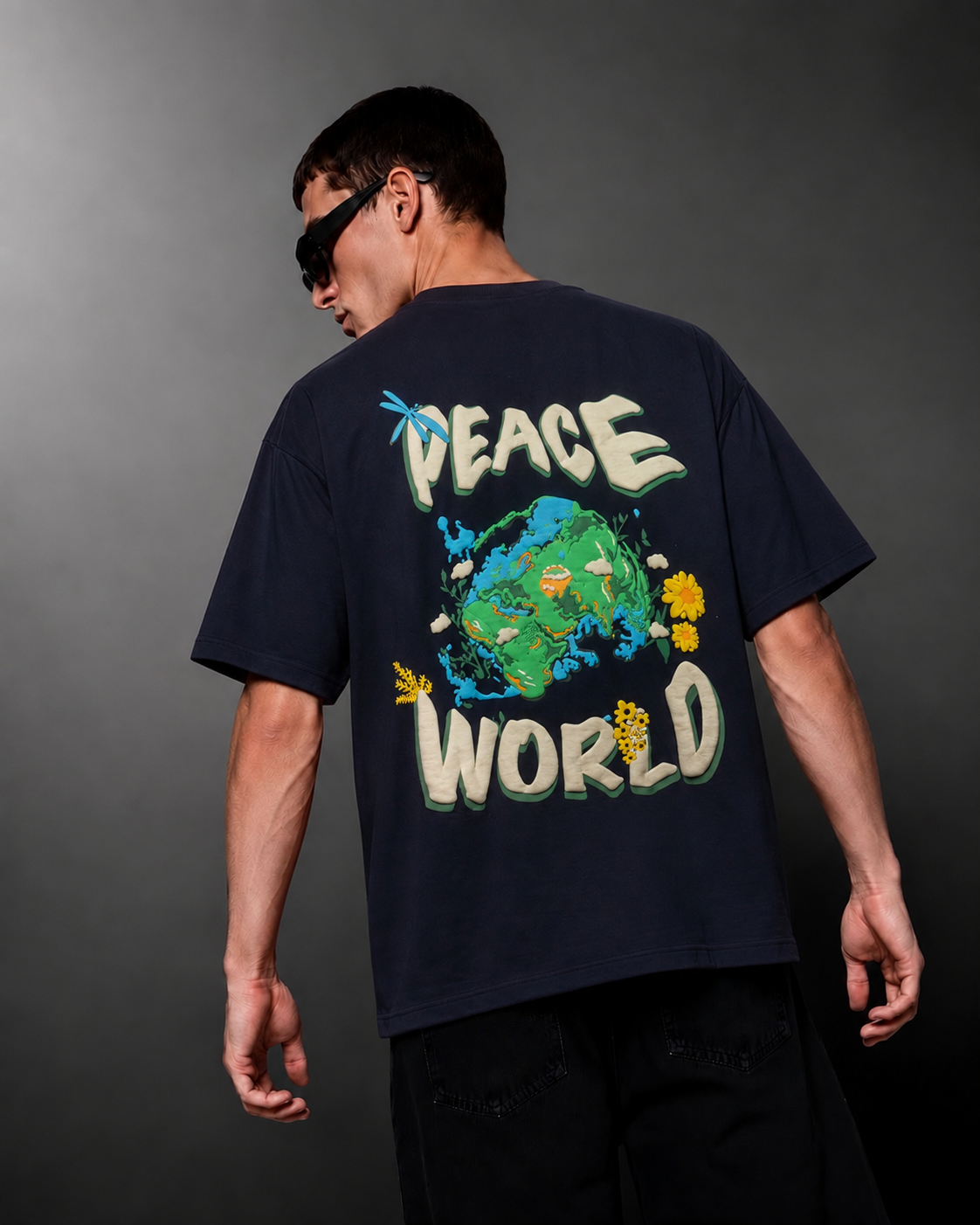 Peace World in Blue